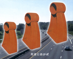 桥梁护栏支架